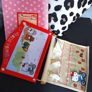 Sanrio vtg rare Hello Kitty wood blackBoad decoration toy